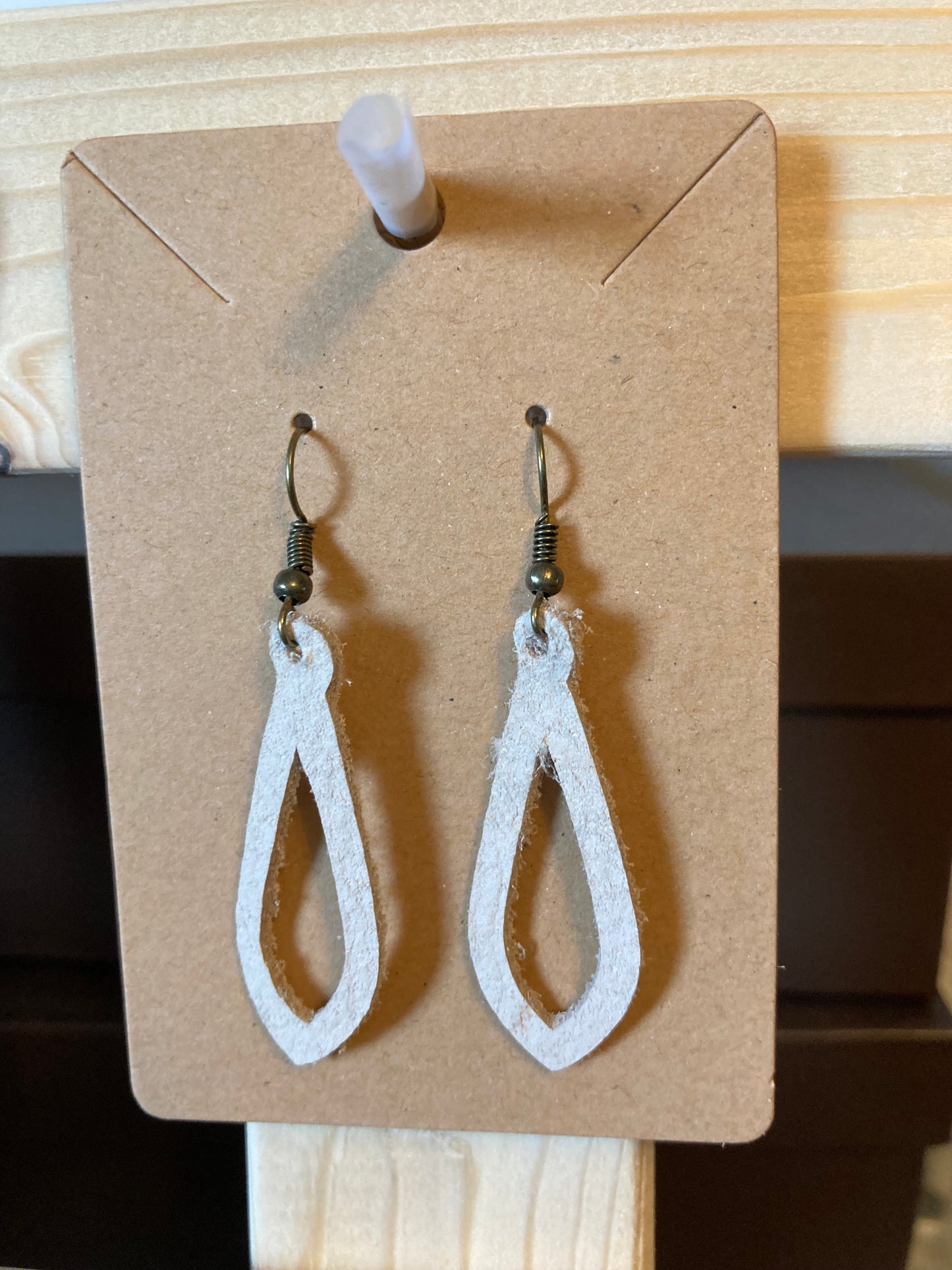 Earrings - leather