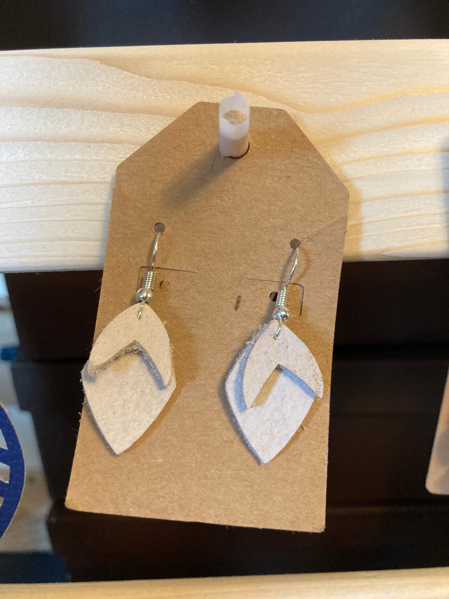 Earrings - leather