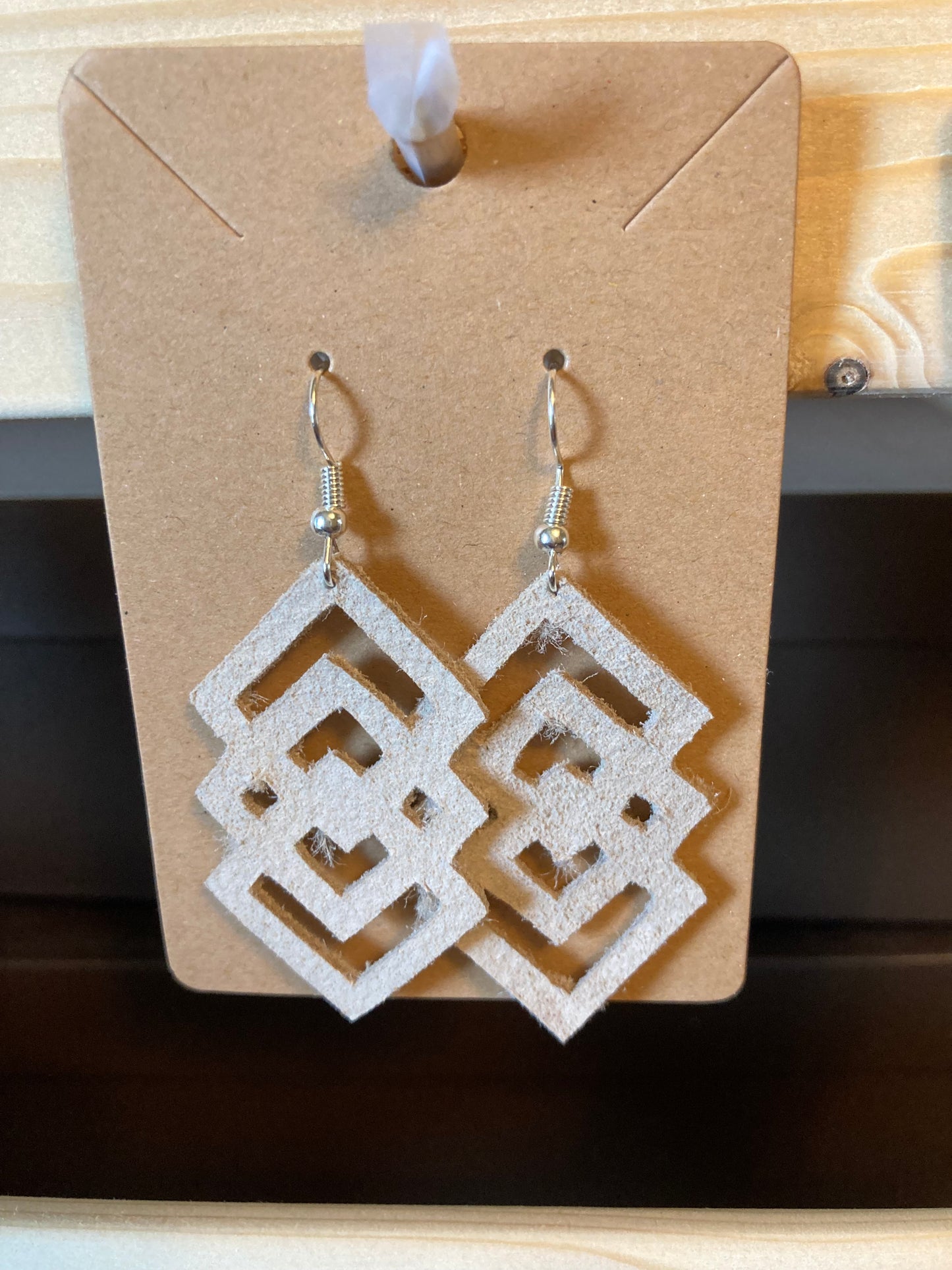 Earrings - leather