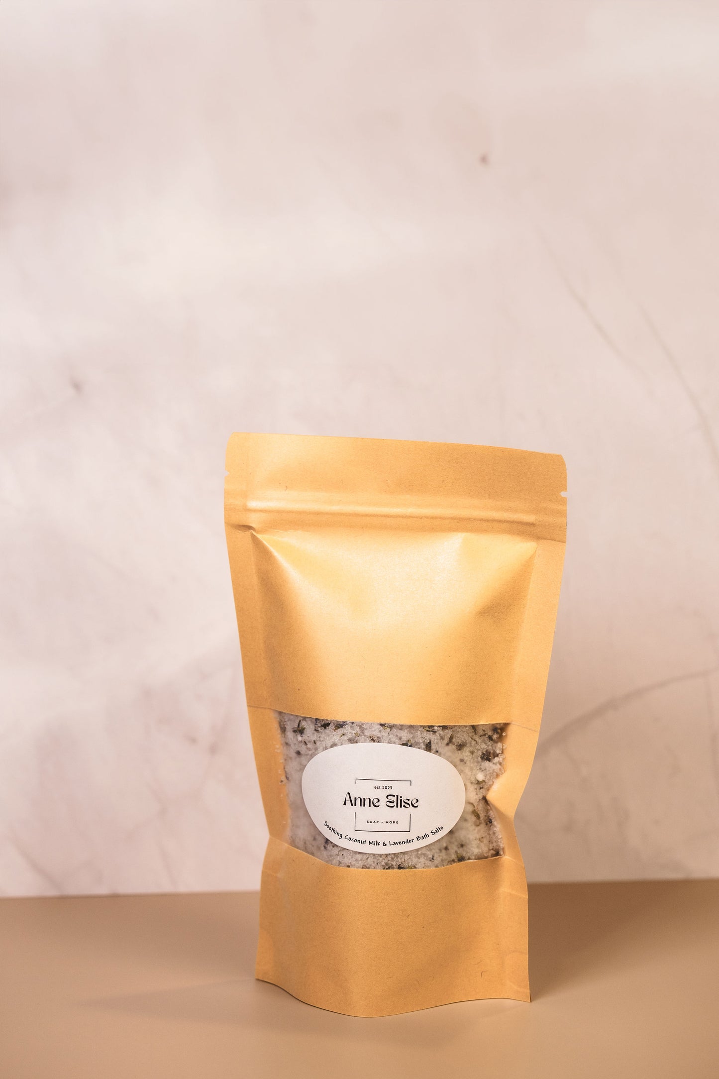 Bath Salts: Bag- Soothing Coconut Milk & Lavender Bath Salts