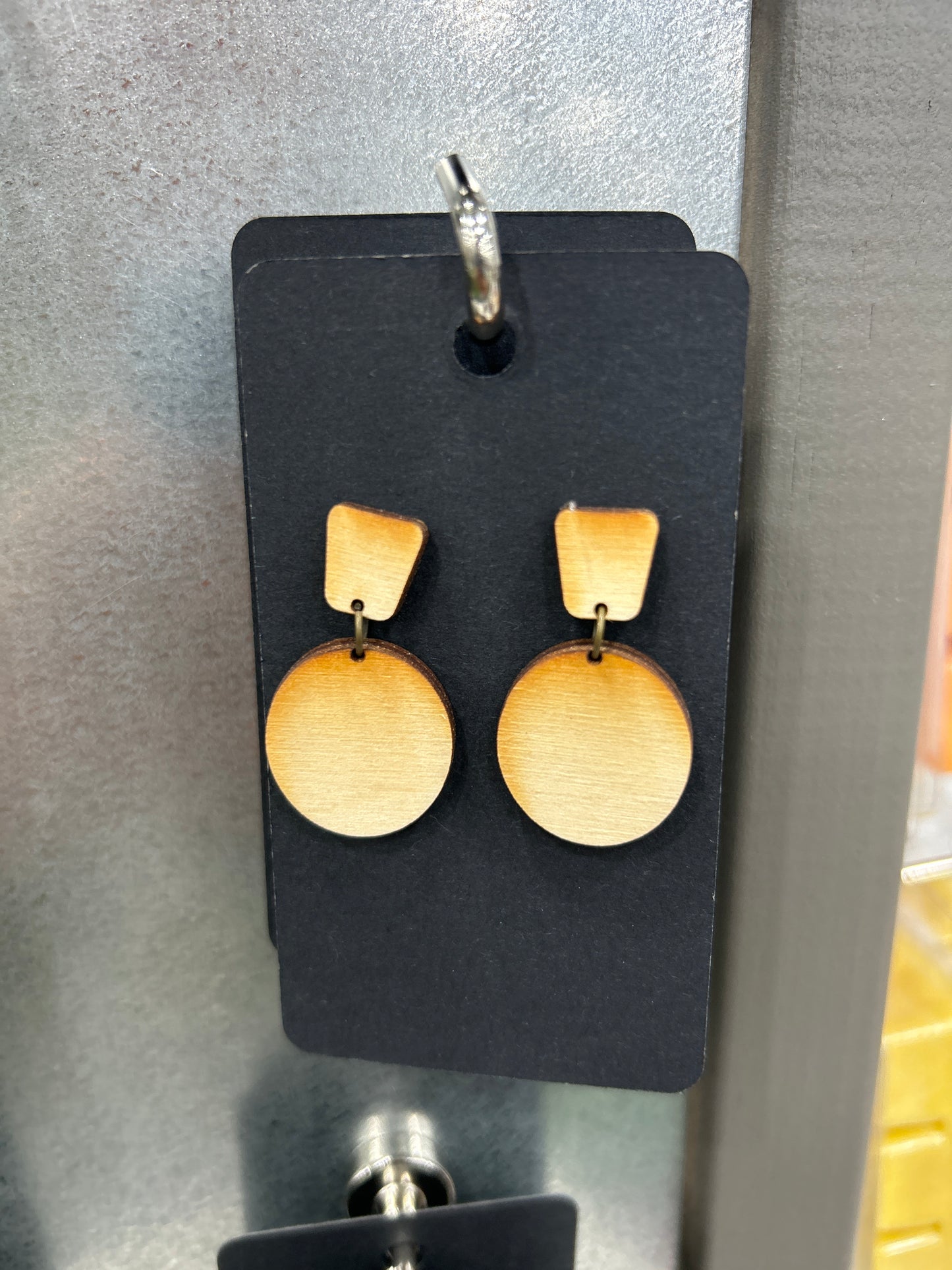 Earrings - wooden