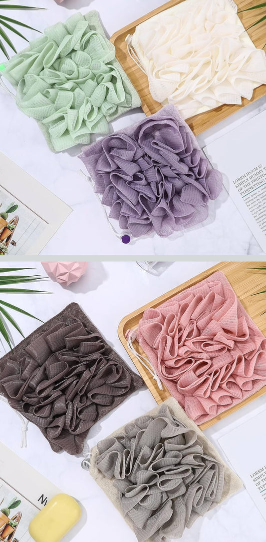 Soap shower loofah washcloth