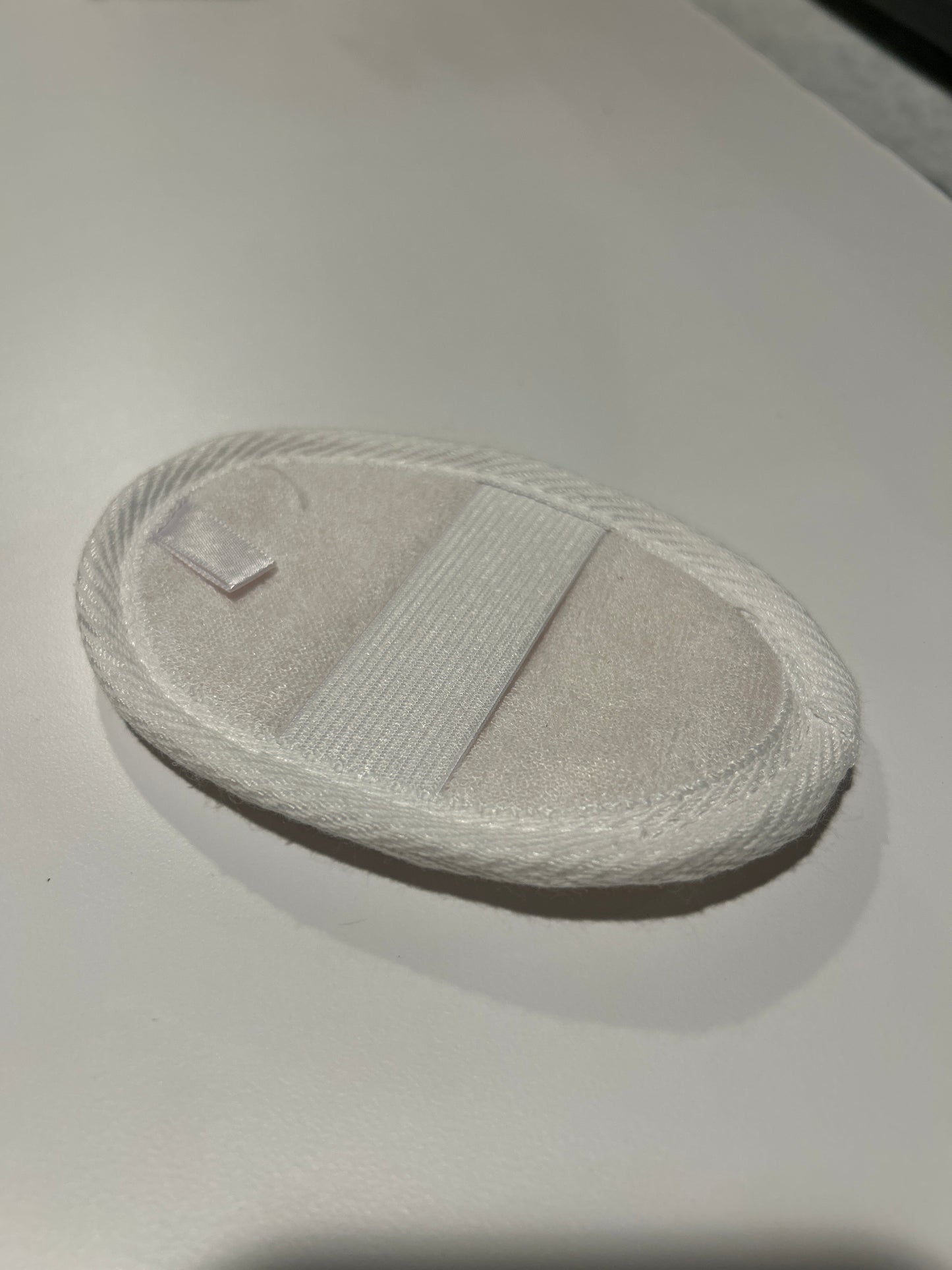 Soap exfoliating loofah pad